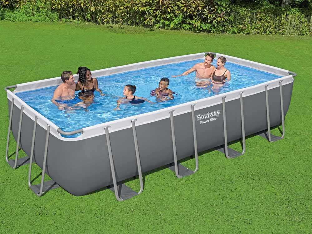 Bestway Power Steel Rettangolare 56466 - 549x274x122 cm - Piscina fuori terra - immagine 3