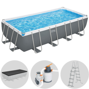 Bestway Power Steel Rettangolare 56466 - 549x274x122 cm - Piscina fuori terra