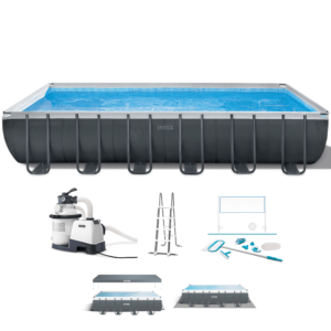 Intex Ultra XTR Frame 26368NP - 732x366x132 cm - Piscina fuori terra + Kit Pulizia e Volleyball
