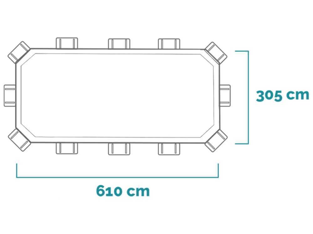 Piscina Ovale Intex Prisma Frame 26798NP - 610x305x122 cm – Image 2