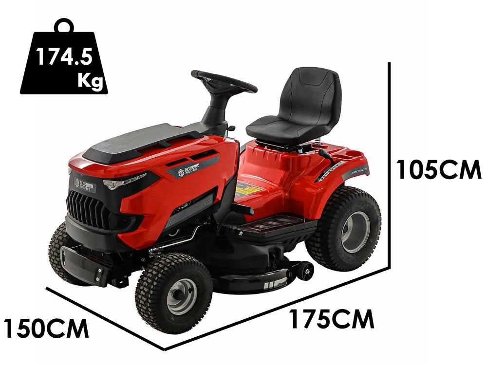 Blue Bird TR SL 108H Twin - Trattorino rasaerba con cambio idrostatico - Scarico laterale e Mulching – Image 4