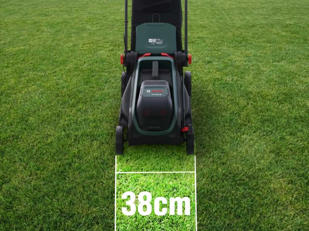 Bosch Rotak18V2-38 - Tagliaerba a batteria - Taglio 38 cm - SENZA BATTERIA E CARICABATTERIA – Image 16