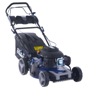BullMach ACHILLE 51 - Rasaerba a scoppio trazionato - 4 in 1 - Motore a scoppio da 224cc - Avviamento elettrico
