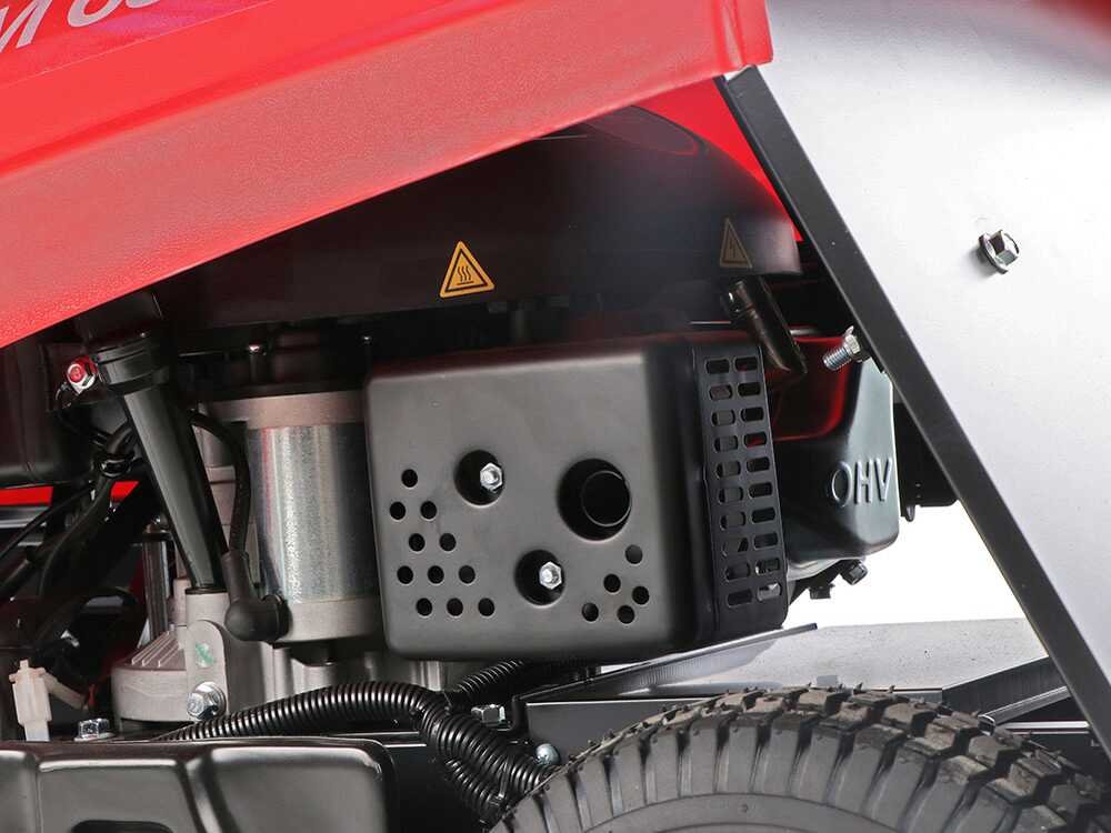 GeoTech RM 65-610 S - Trattorino tagliaerba mini-rider - Motore da 196cc - immagine 11